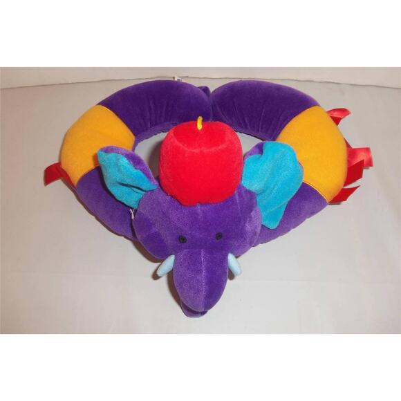 Manhattan Baby Bellybops Avery Elephant Toy Stuffed Plush -0414T02 - Picture 1 of 3